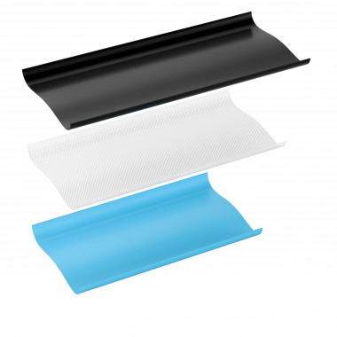 F. 76 JAMAICA AZZURRO TUBO PIATTO PVC COD.915081