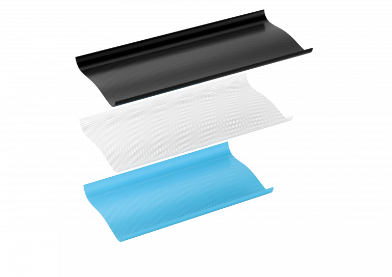 F. 76 JAMAICA AZZURRO TUBO PIATTO PVC COD.915081