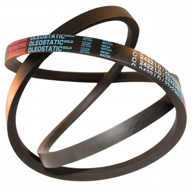 A 113   OLEOSTATIC GOLD CINGHIA TRAPEZOIDALE MEGADYNE